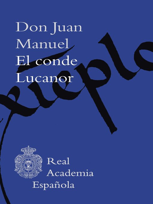 Cover image for El conde Lucanor